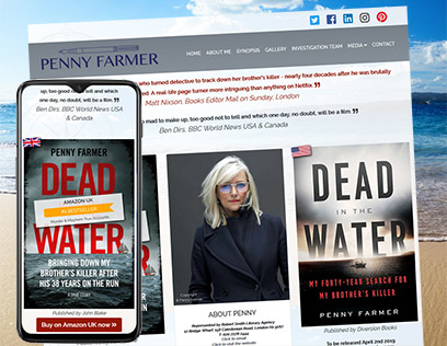 Author website design