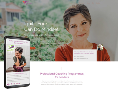 Business coach website design