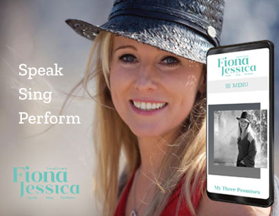 Online vocal coach, Fiona Jessica